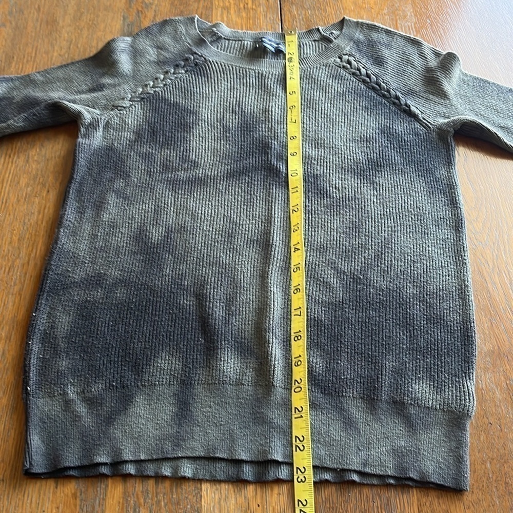 American Eagle Pullover Sweater Green Tie Dye Size Medium Long Sleeves - Picture 5 of 14